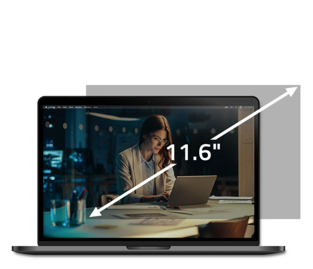 Qoltec Filtr prywatyzujący do MacBook Air 11.6" - 1243546 - zdjęcie 4